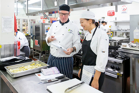 SRTAFE commercial cookery students