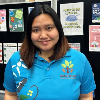 Student Giselle from CRTAFE's Kalgoorlie Campus