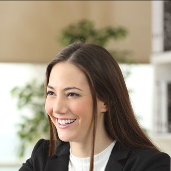 Young person in an office