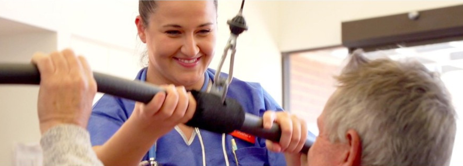 Student at a practical assessment