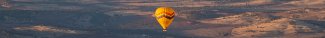 Hot air balloons floating over Northam area