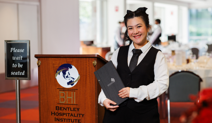 Hospitality management student