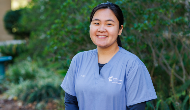 Animal care service student