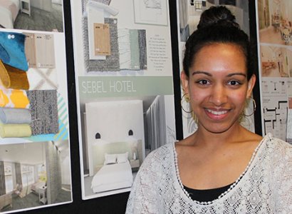 Mauritian student Amanda at Perth TAFE campus