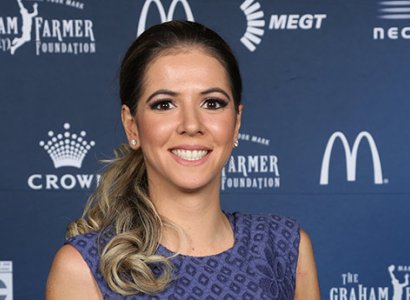 Brazilian student Ananda at WA Training Awards ceremony