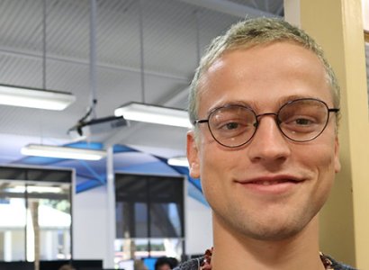 South African student, Jacobus