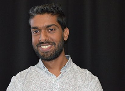 Student Satyam at TAFE campus