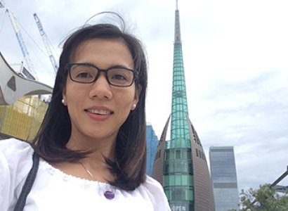 Student Tham at TAFE campus